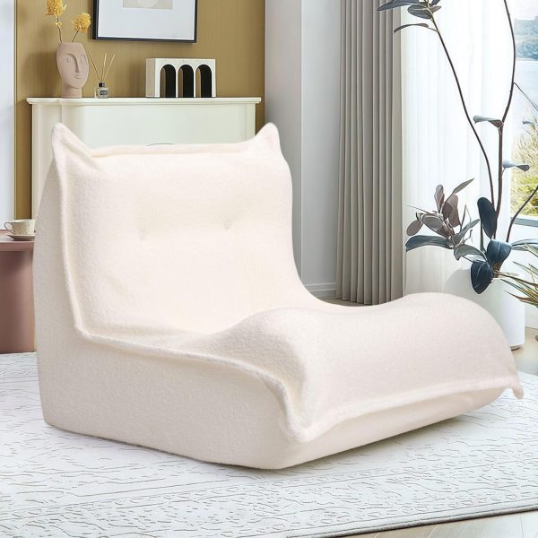 Bean Bag Chair for Adults, Fireside Lounger Chair Giant Bean Bag, Large Comfy Lazy Sofa Premium Memory Foam, Oversized Sofa Big for Living Room Bedroom Dorm